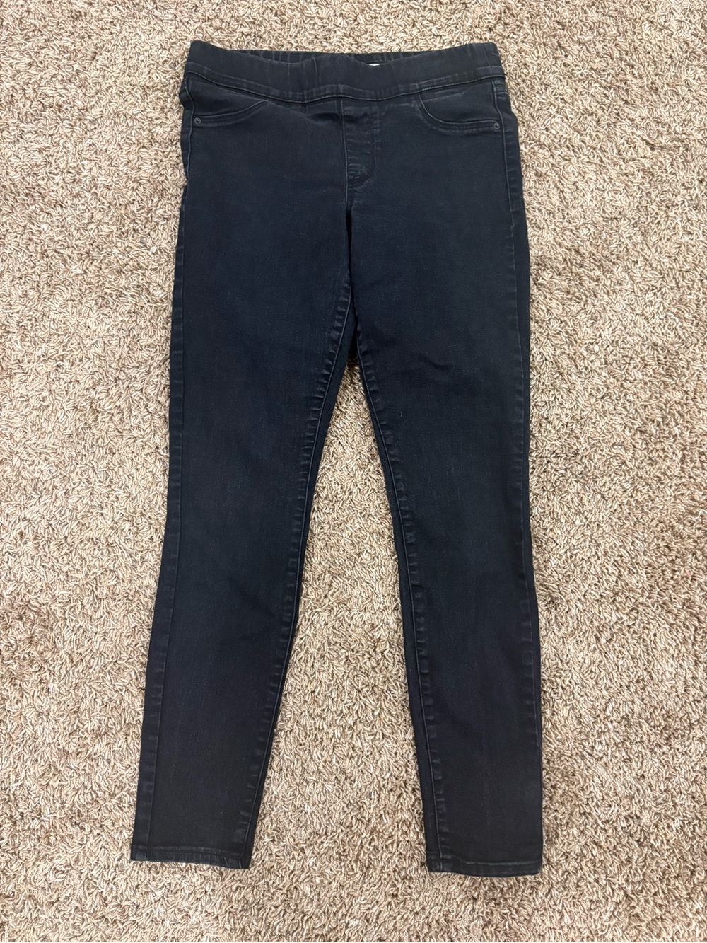 Old Navy Black Super Skinny Pull On Jeggings 8